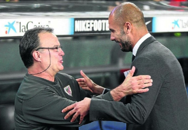 There's a deep mutual respect between Bielsa and Guardiola