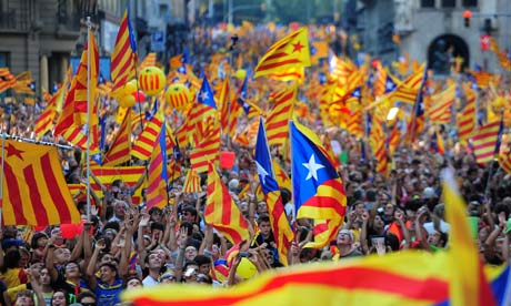 Independence is a popular cause in Catalunya.