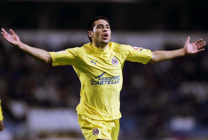 Riquelme's time with Villareal saw the 'Yellow Submarine' become a force in La Liga and reach the semi-finals of the Champions League