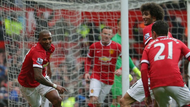 Fellaini and Ashley Young have combined to form a potent partnership on United's left flank.