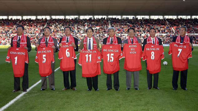 The day that the 'Chollimo' players of North Korea returned to heroes' welcomes at Middlesbrough.