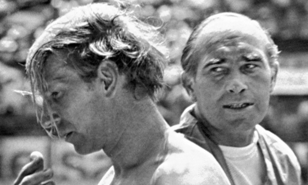 Ramsey removes a bedraggled looking Charlton from the fray. in that moment, Beckenbaur was released from defensive duties and allowed to influence the game. it was a turning point.