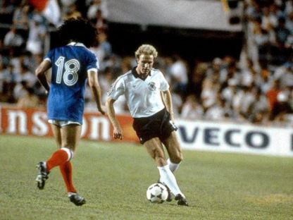 Dominique Rocheteau - The Green Angel - Shirt flapping, and every inch the image of French romanticism